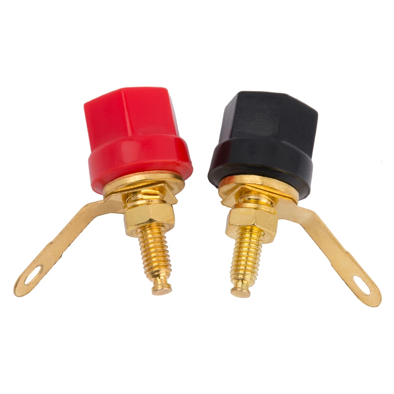 1PCS JS-910B 4mm Banana Plug Jack Socket Female Binding Post For Speaker Audio Terminals Splice | Электроника