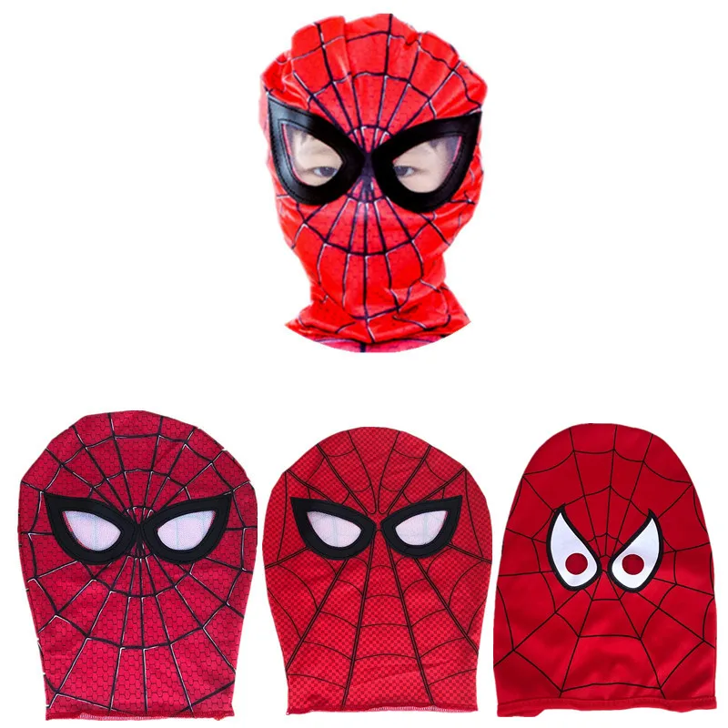 Детская маска Человека паука Питер Паркер головной убор для мальчиков и девочек