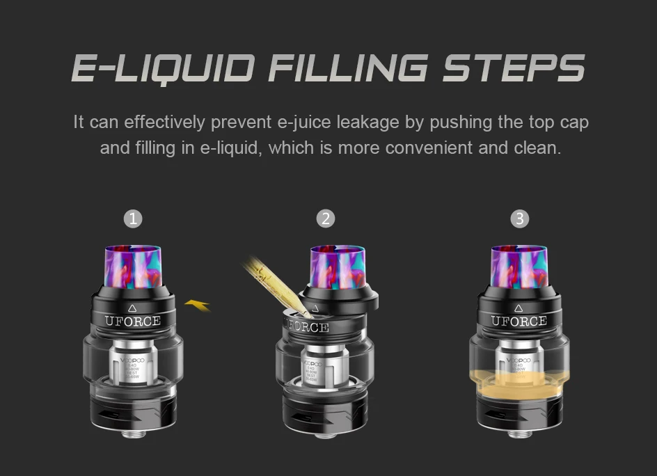 Набор электронных сигарет VOOPOO CALIBER PEN, 3000 мА/ч, набор для запуска ручки, макс. 110 Вт, выход 5 мл, Uforce Tank U4 U6, катушки
