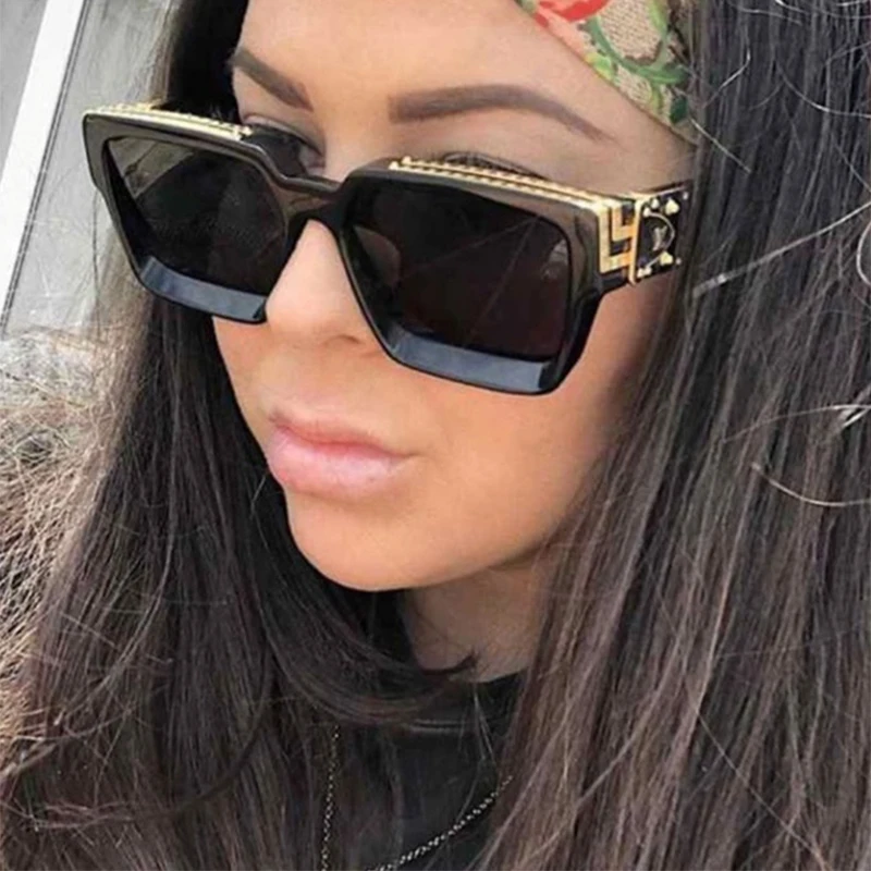 KEHU 2019 Новые квадратные солнцезащитные очки для женщин мужские ретро