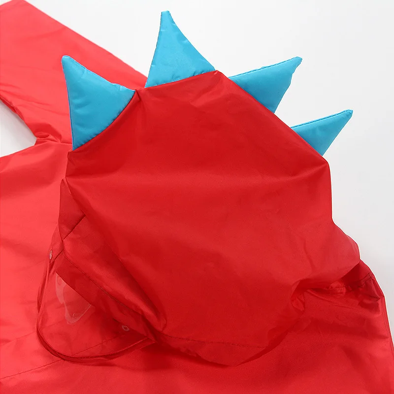 Дождевик с капюшоном в виде динозавра детский дождевик пончо водонепроницаемое
