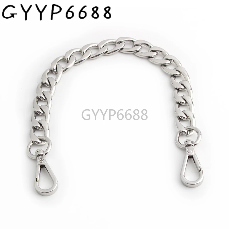 

1-5 pieces 4mm thick stain steel chain strap bag purse accessories silver bag chain