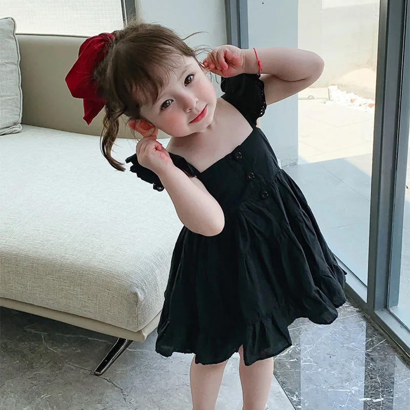 Новинка 2021 года Летняя детская одежда Платье для девочек Белые кружевные платья