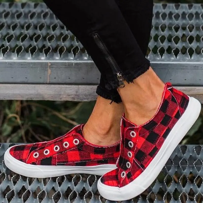 Женская летняя обувь на плоской подошве повседневная без застежки Обувь размера