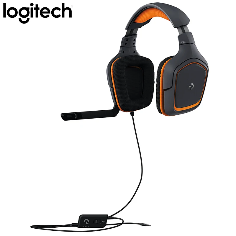 Игровая стереогарнитура Logitech G231 микрофон с шумоподавлением и кабелем 3 5 мм для