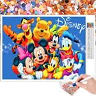 Алмазная живопись, мозаика из мультфильмов Дисней, большая семья, 5D, сделай сам, круглые квадратные стразы, вышивка крестиком, картина, искусство, подарок