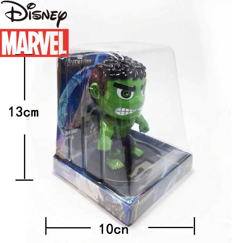 

Disney Marvel Car Animation Cartoon Shaking Head Car Decoration Creative Solar Swing Doll Center Console Decoration Jewelry