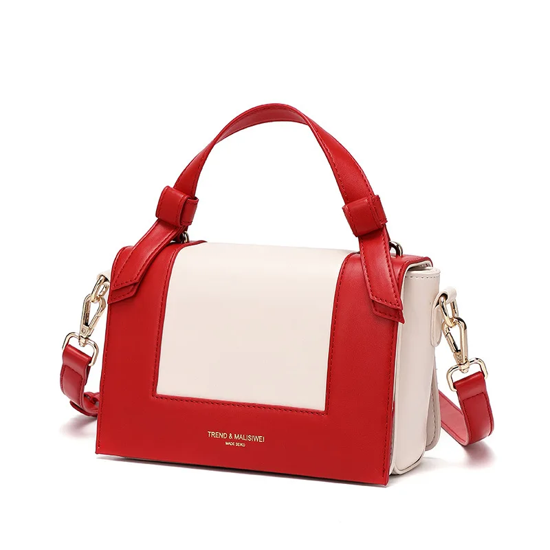 

Women's Crossbody Bags Bride Wedding Handbag Color Matching Small Square Satchel Female Shoulder Hand Bag Designers Luxury PM107