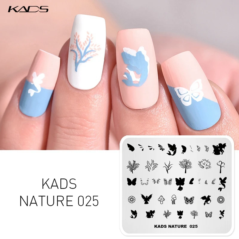 KADS Nail Art штамповочные пластины новые различные красивые изображения 7*8 см Печать