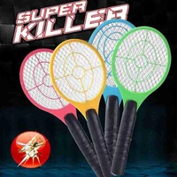household electric mosquito swatter battery type insect fly swatter bedroom outdoor mosquitos killer pest control tennis racket