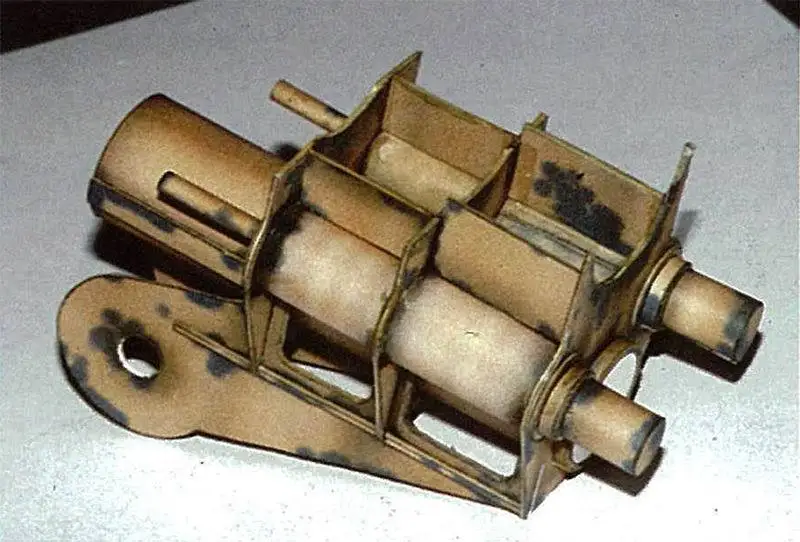 90 см Второй мировой войны немецкая армия K5 поезд пистолет Leopold DIY 3D бумажная карточка модель Конструкторы строительные игрушки Военная Модель