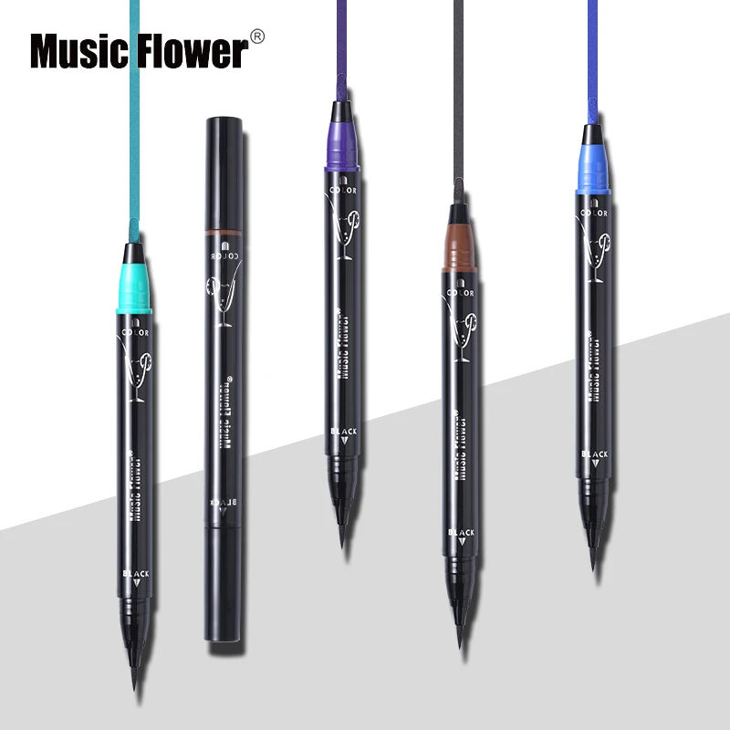 Фирменный набор для макияжа с музыкальными цветами жидкая подводка глаз двойным