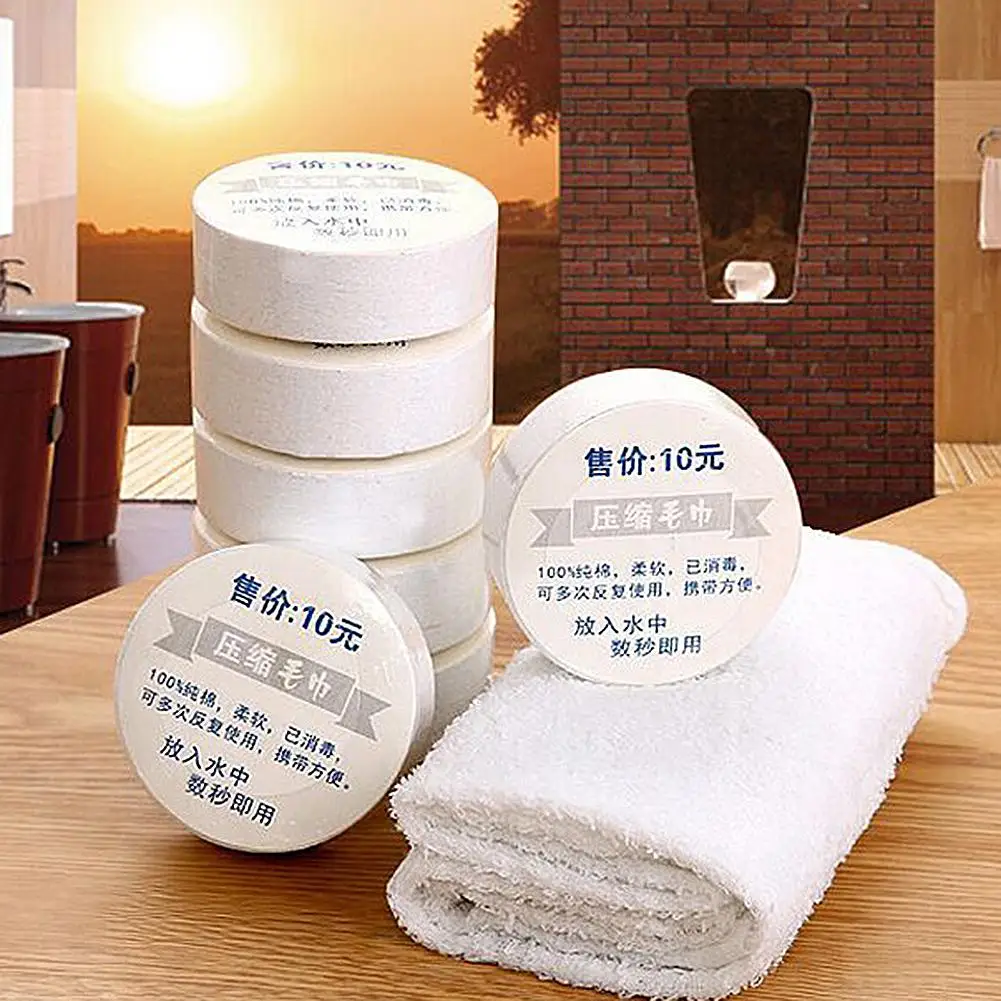 Портативное Хлопковое полотенце для лица многоразовое Полотенце Для