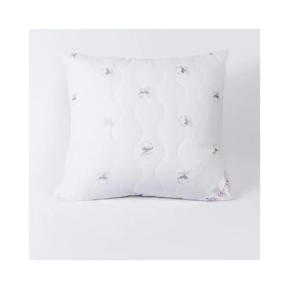 Pillow Ecotex Cotton goods for home and comfort Pillows Garden Textile bed sleep | Дом и сад