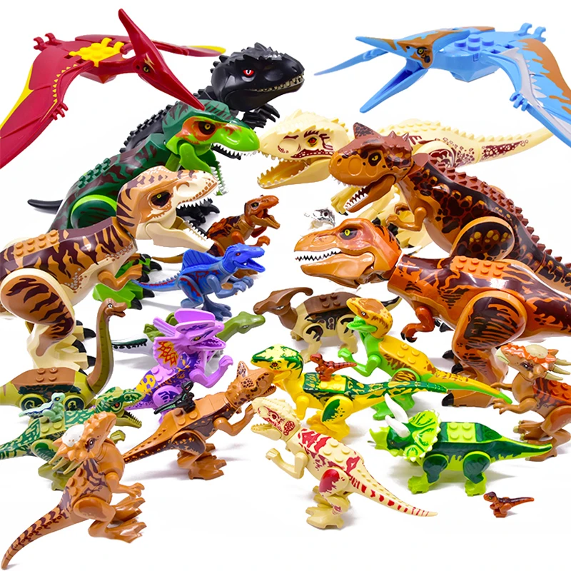 Мир Юрского периода 2 брутальный Raptor строительные блоки Legoinglys набор блоков