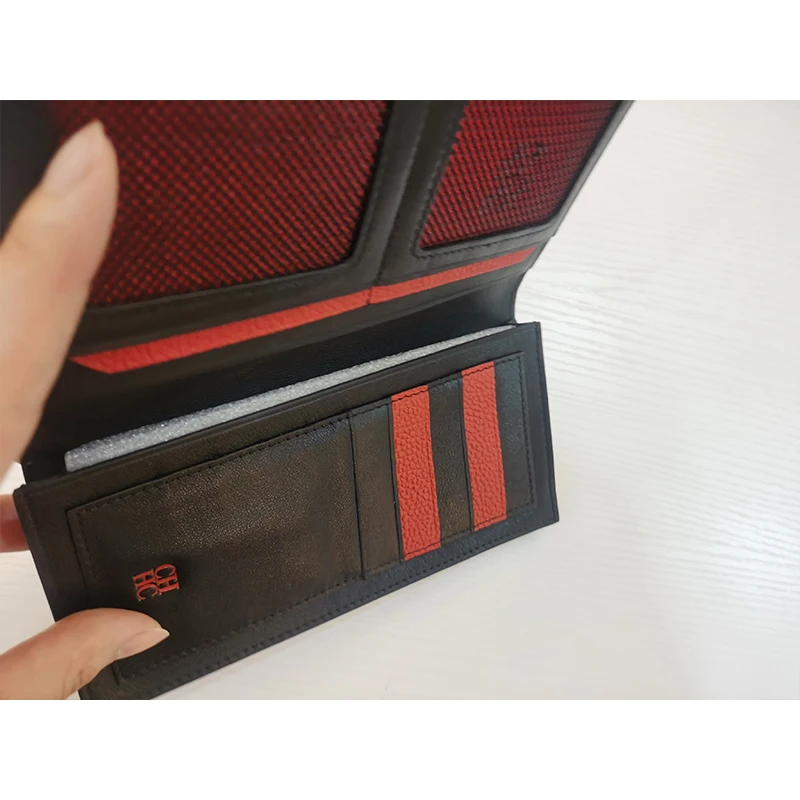 

Men and women wallet letter CH Long wallet Genuine leather