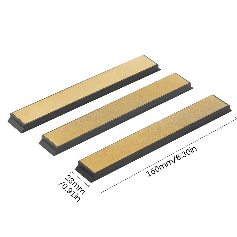 

KKmoon 3pcs Sharpening Stones 240# 600# 1000# Whetstone Honing Stone for Kitchen Knife Scissors Professional Knife Sharpener