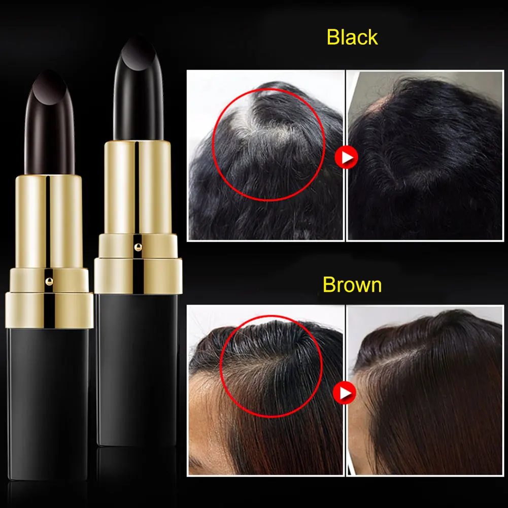 Горячая краска для волос одноразовая Временная крышка белая быстро окрашивающая