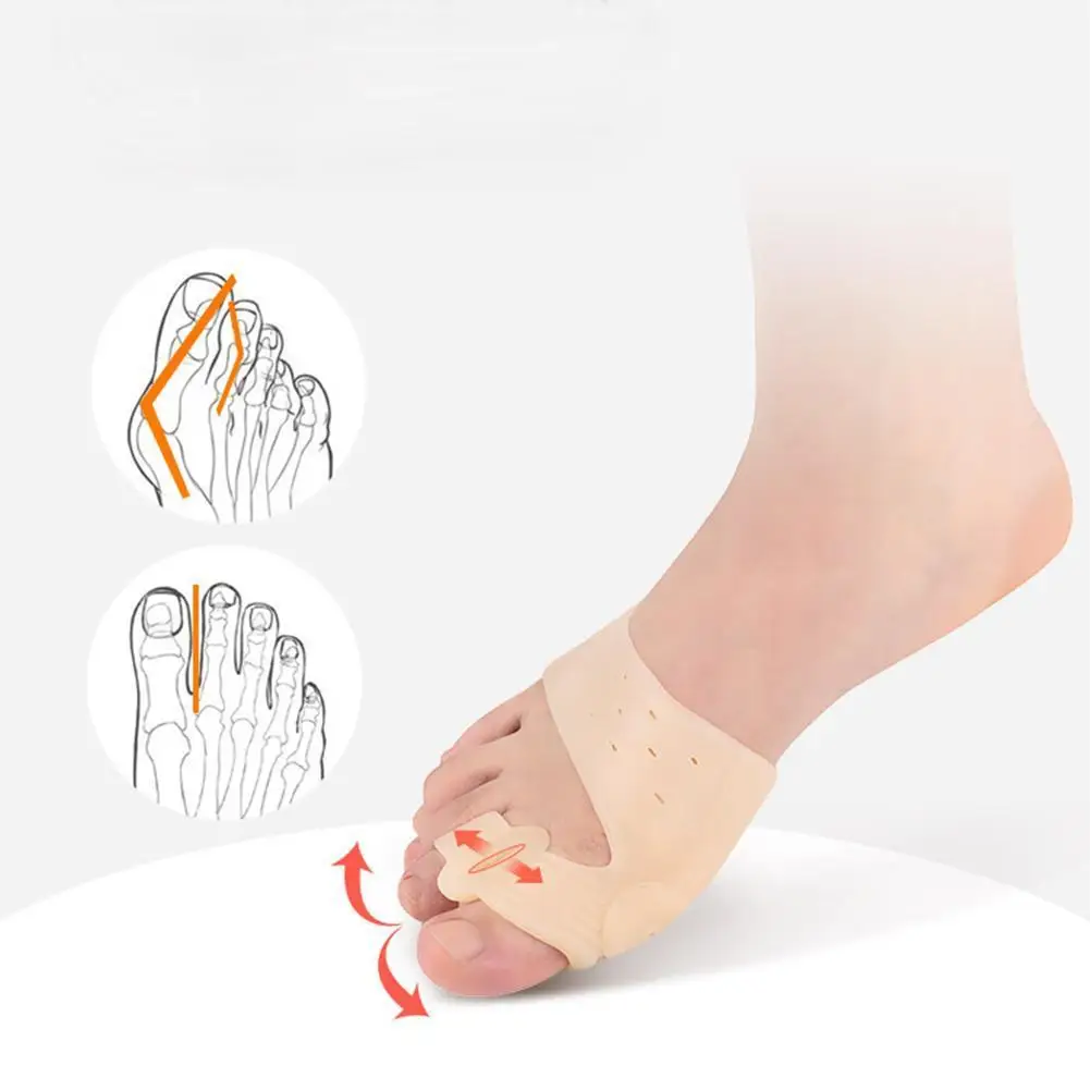 

Toes Separator Bunion Bone Ectropion Adjuster Hallux Valgus Bunion Corrector Pad Toe Straightener Outer Appliance Foot Care Tool