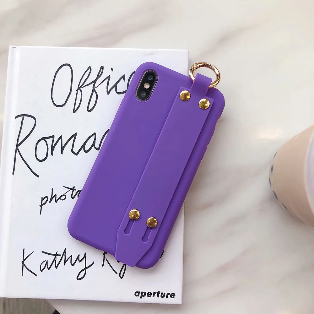 TIKITAKA для iPhone 11 pro Max XR X XS Max 6 7 8 Plus, яркий цвет, ремешок на запястье, мягкий силиконовый защитный чехол для iPhone 11