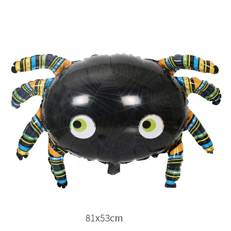 

Spider balloon Halloween Easter bar shopping mall decoration atmosphere layout aluminum foil balloons can be wholesale