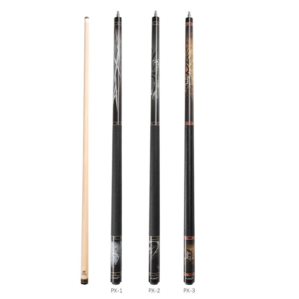Фото FURY PX Series Pool Cue 11.75/12.75mmTip Maple Shaft Quick Joint High-quality Lizard Leather/Lrish Line Wrap Stick Kit Billiards №4