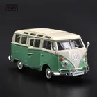 Модель автомобиля Maisto 1:25 Volkswagen Bus Samba, литой автомобиль из сплава, имитация автомобиля, украшение для коллекции, подарок, игрушка
