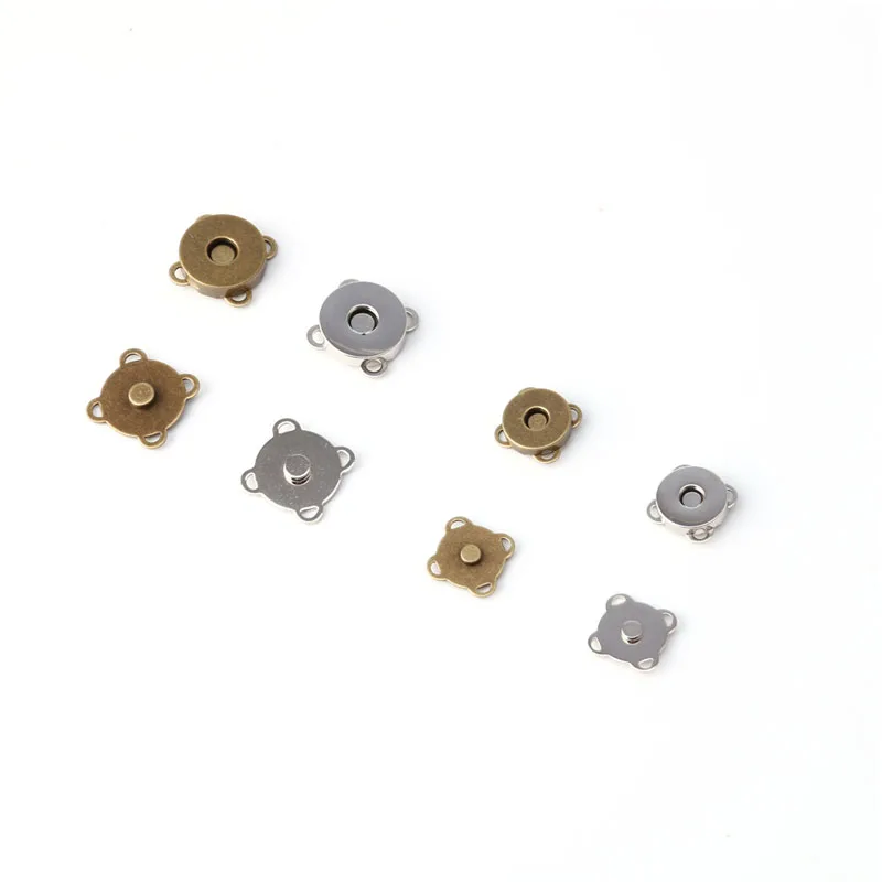 

10x 14/18mm Magnetic Purse Quincunx Snaps For Clasps Closure Wallet Bags Handbag D7WE