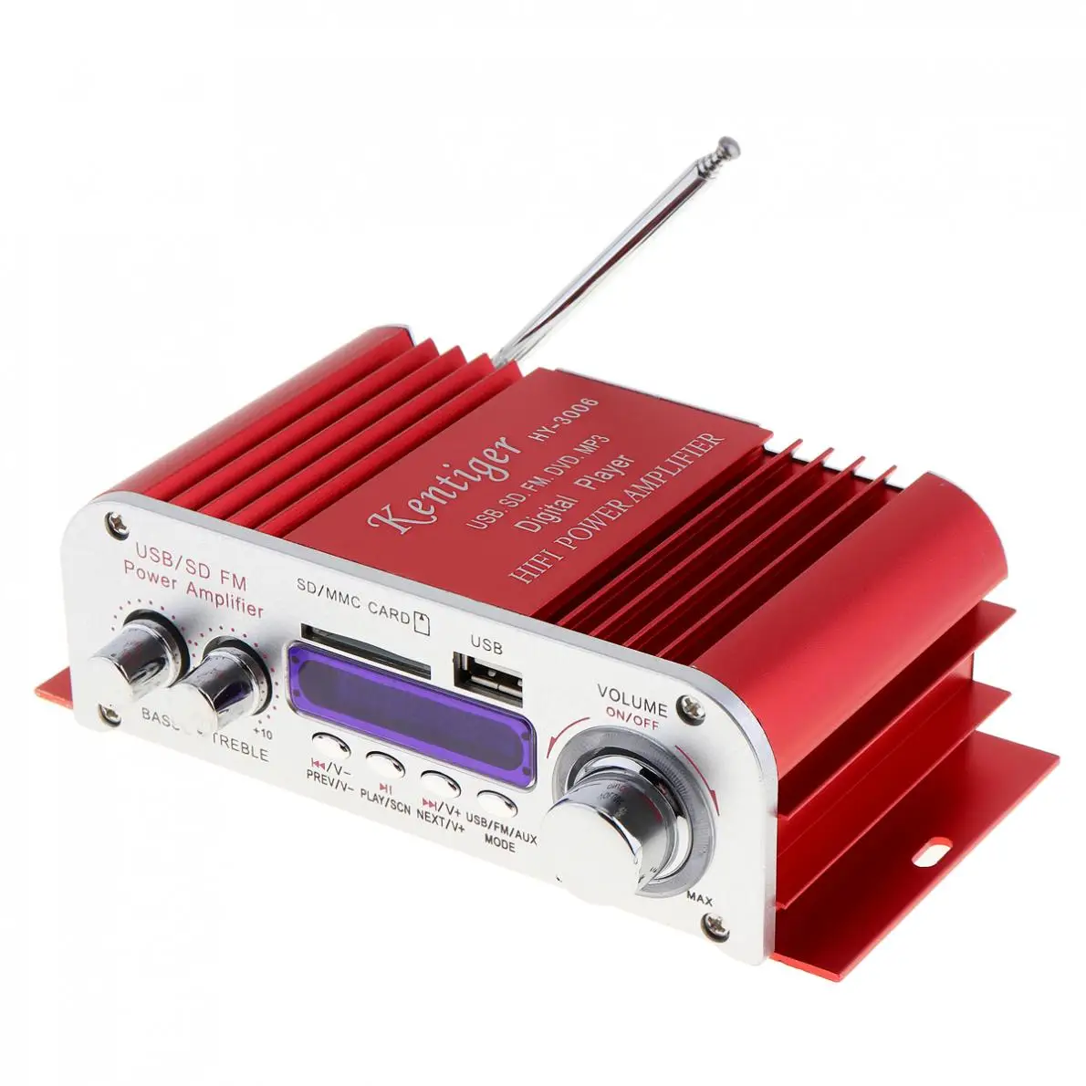 12 В Мини HIFI цифровой автомобильный усилитель мощности стерео аудио музыкальный