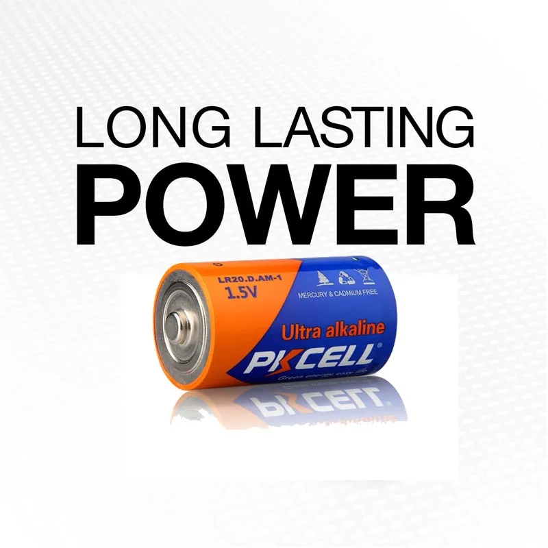 6 щелочных аккумуляторов AM 1 LR20 MN1300 R20 R20P для фонариков игрушек громкоговорителей