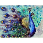 Полноразмерная 5D круглая вышивка крестиком своими руками Бриллиантовая живопись Стразы картины Вышивка Животных