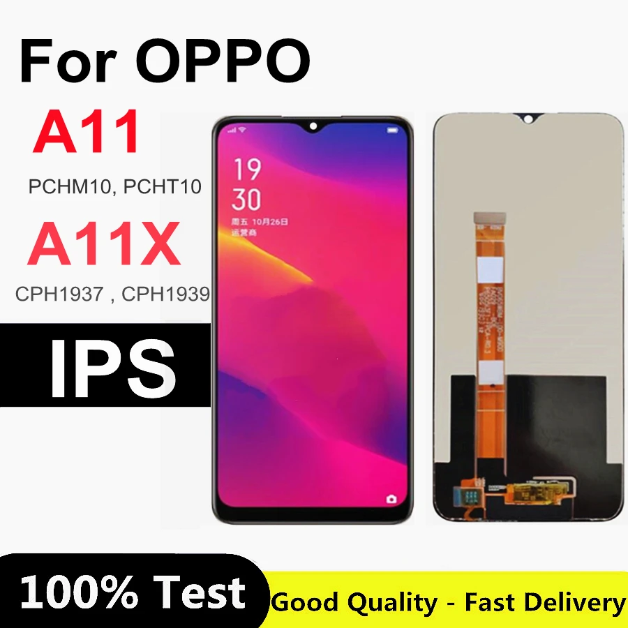 

Black 6.5 inch For Oppo A11 PCHM10 PCHT10 LCD Display Touch Screen Digitizer Assembly For OPPO A11X LCD Screen