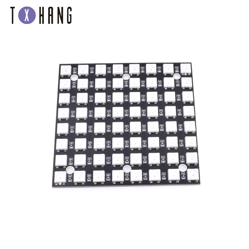 8x8 64 светодиодная матрица WS2812 LED 5050 RGB полноцветная плата драйвера | Электронные