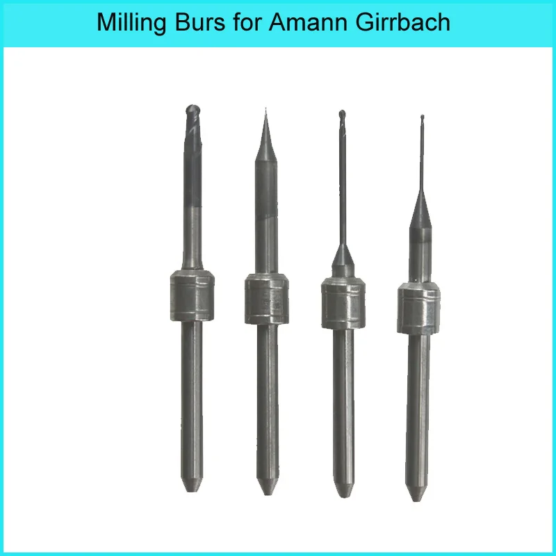 

AG Amann Girrbach milling burs with DLC coating for milling dental zirconia block AG Drills.