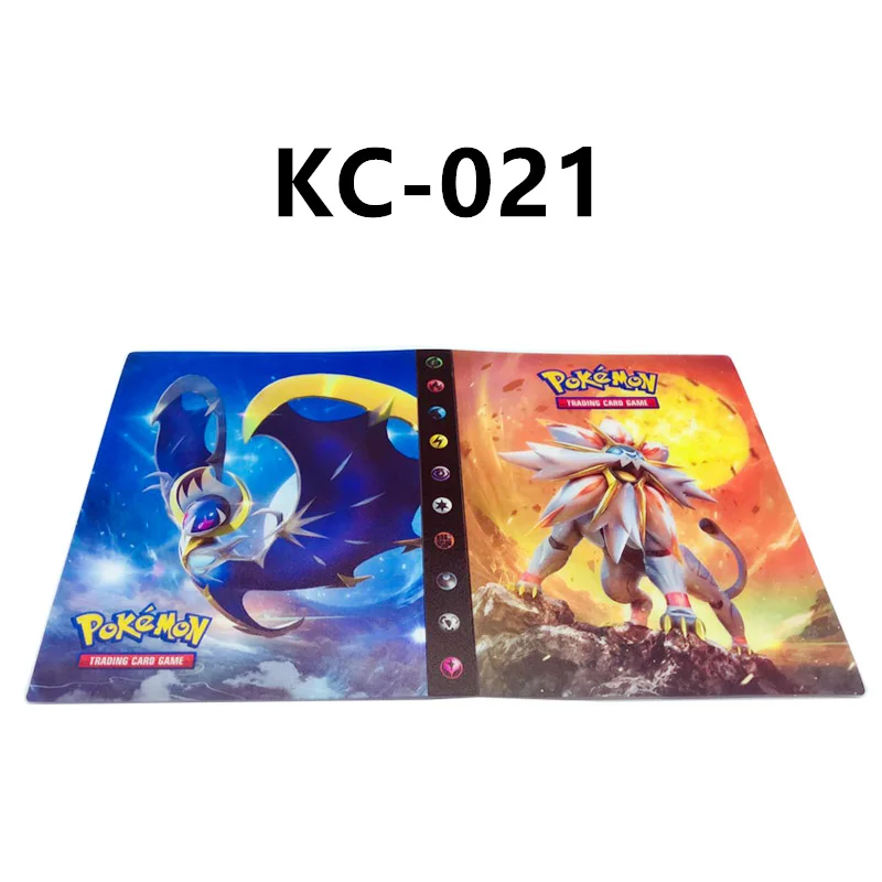 KC-021 Коллекция карточки с покемонами альбом книга мультфильм аниме Карманный Монстр Пикачу 240 шт держатель альбомная игрушка для детей подарок - Цвет: KC-021