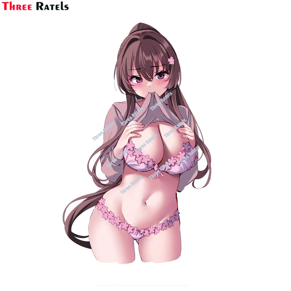 Three Ratels D704 Yamato Kantai Collection Sexy Anime Girl Car Stickers Decal Cute Accessories Decoration Pegatinas Pa | Автомобили и