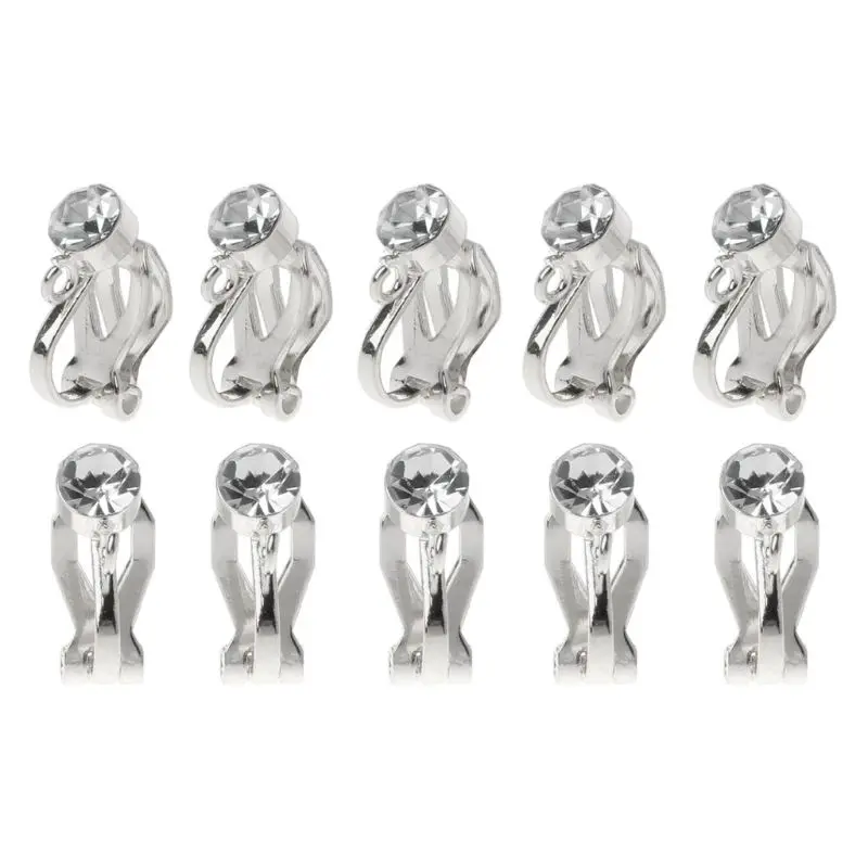 10 шт клип на серьги конвертер с простой открытой петлей без пирсинг для уха