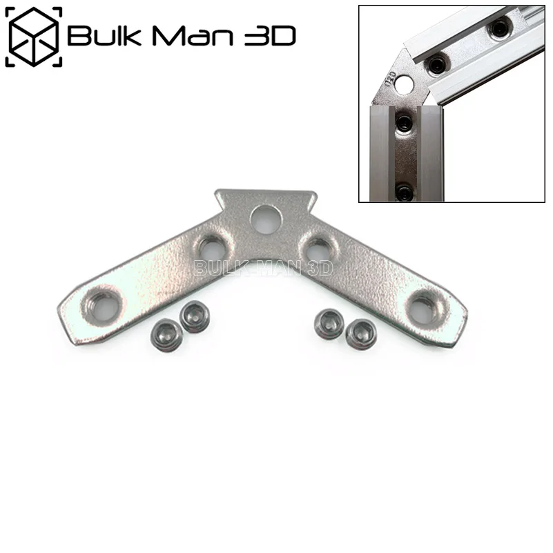 50 шт./лот Makerlink 120 Угол тройник гайка для V-Slot/C-Beam линейный рельс подключения |