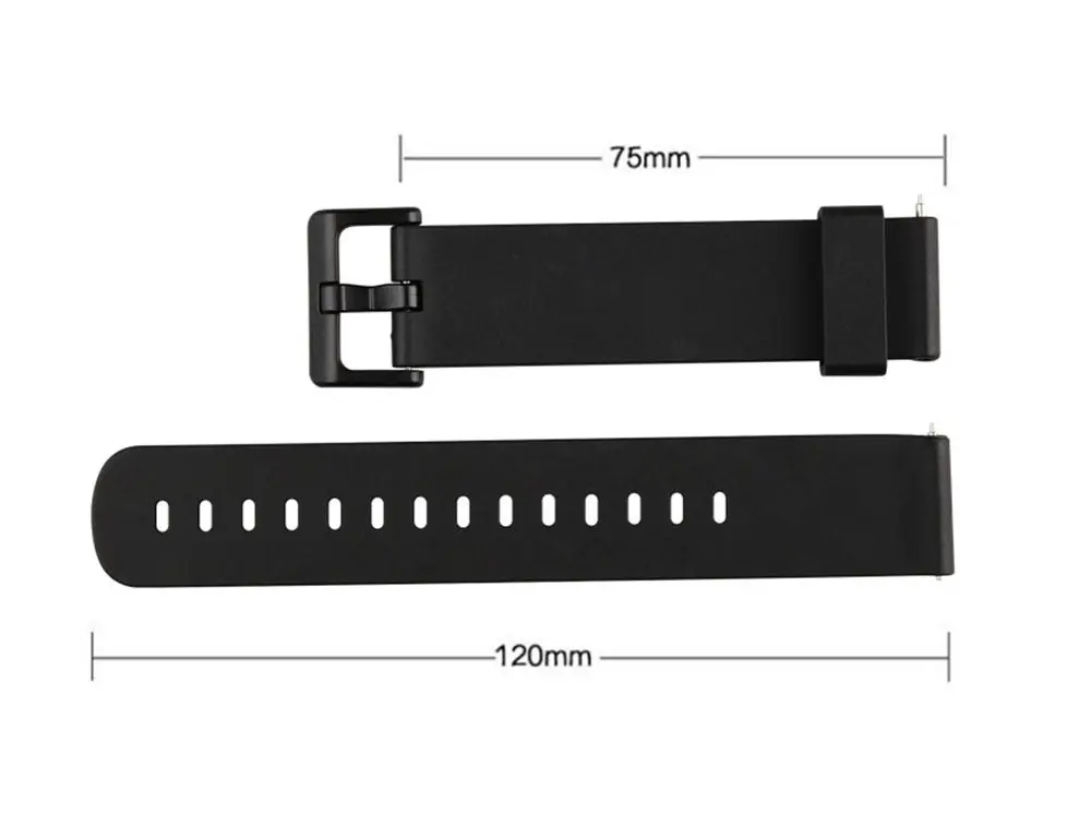 Мягкий силиконовый ремешок для спортивных часов для Xiaomi Huami Amazfit Bip Смарт-часы 20 мм сменный ремешок разноцветный браслет