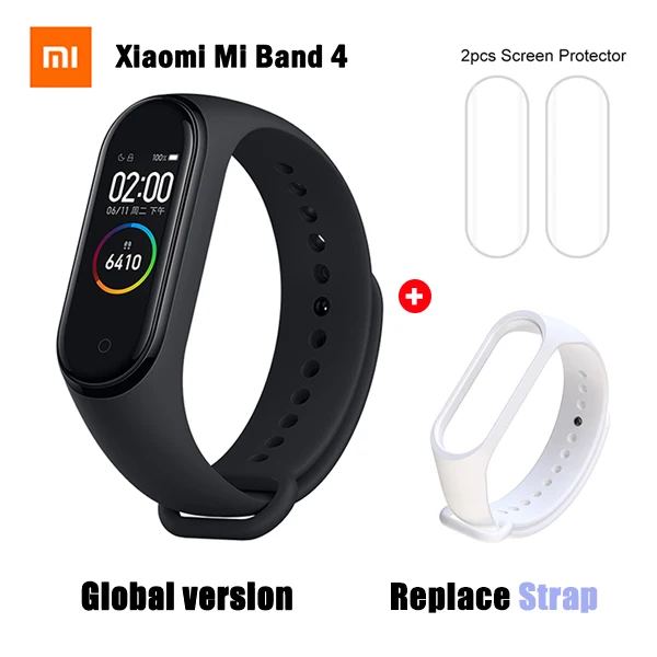 Xiaomi mi Band 4 глобальная версия с NFC новейший смарт-браслет Xiao mi Band 4 сердечного ритма фитнес цветной экран - Цвет: 16