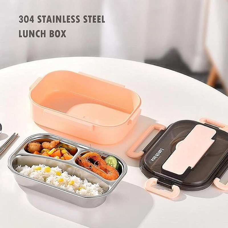

Bento Boxes for Student Thermal High-Grade Stainless Steel Liner Lunch Containers for Kids Leak Proof Microwave (Green)