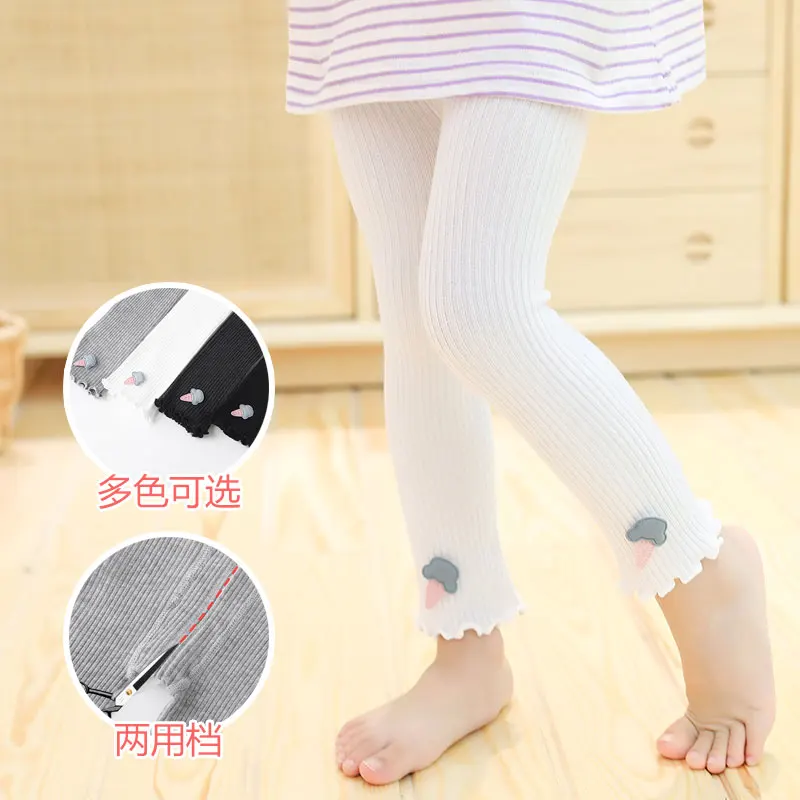 Baby ice cream accessories for children and middle-aged dual-use ruffled cropped trousers thin princess Korean version of summer