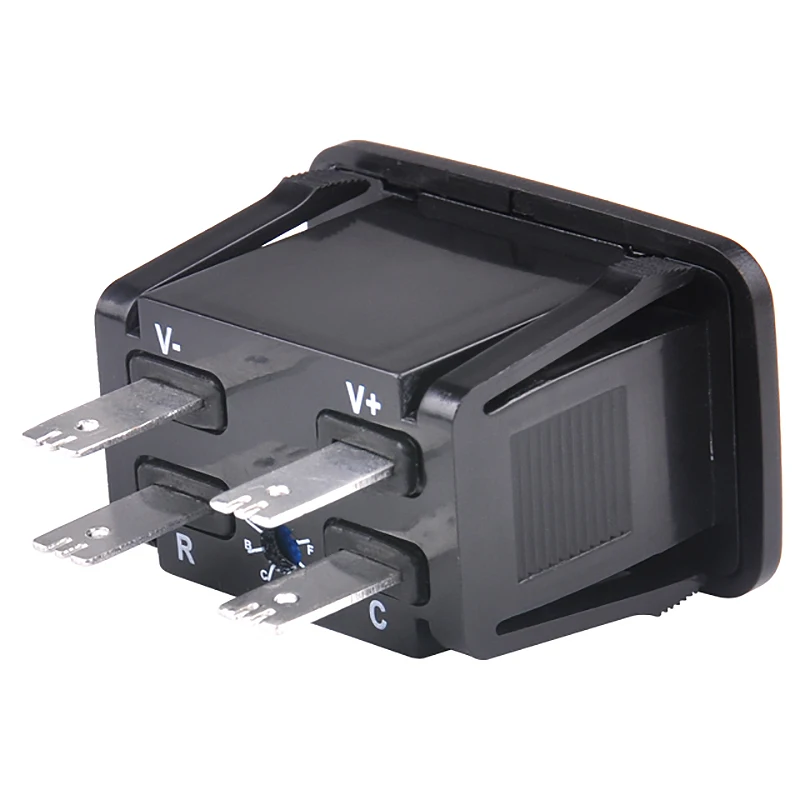 Bi018 12/24V светодиодный гистограммный Дисплей Батарея индикатор для мотоцикла