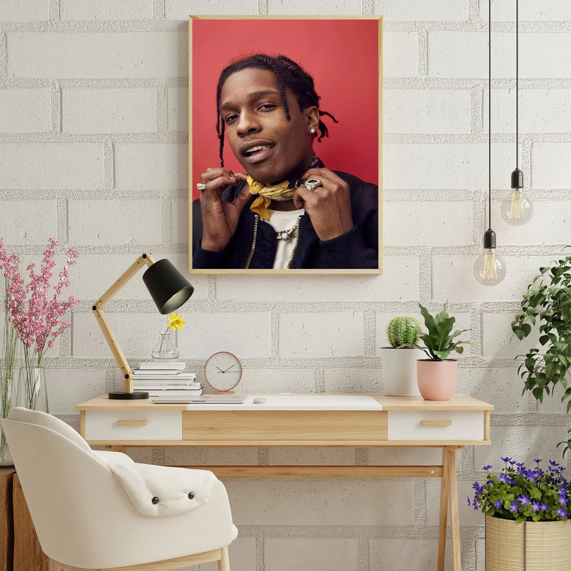 Как можно скорее Настенная картина с изображением скалистых стен (без рамки)