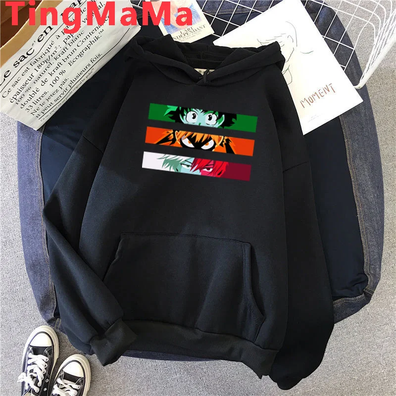 

My Hero Academia Shoto Todoroki Bakugou hoodies female anime Ulzzang grunge female sweatshirts clothing y2k aesthetic grunge