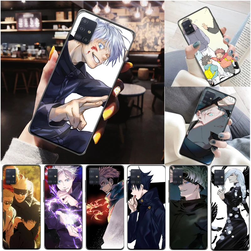 

Jujutsu Kaisen Sukuna Satoru Gojo Yuji Itadori Fushiguro Megumi Phone Case For Samsung Galaxy A51 A71 4G 5G Coque Funda Carcasa