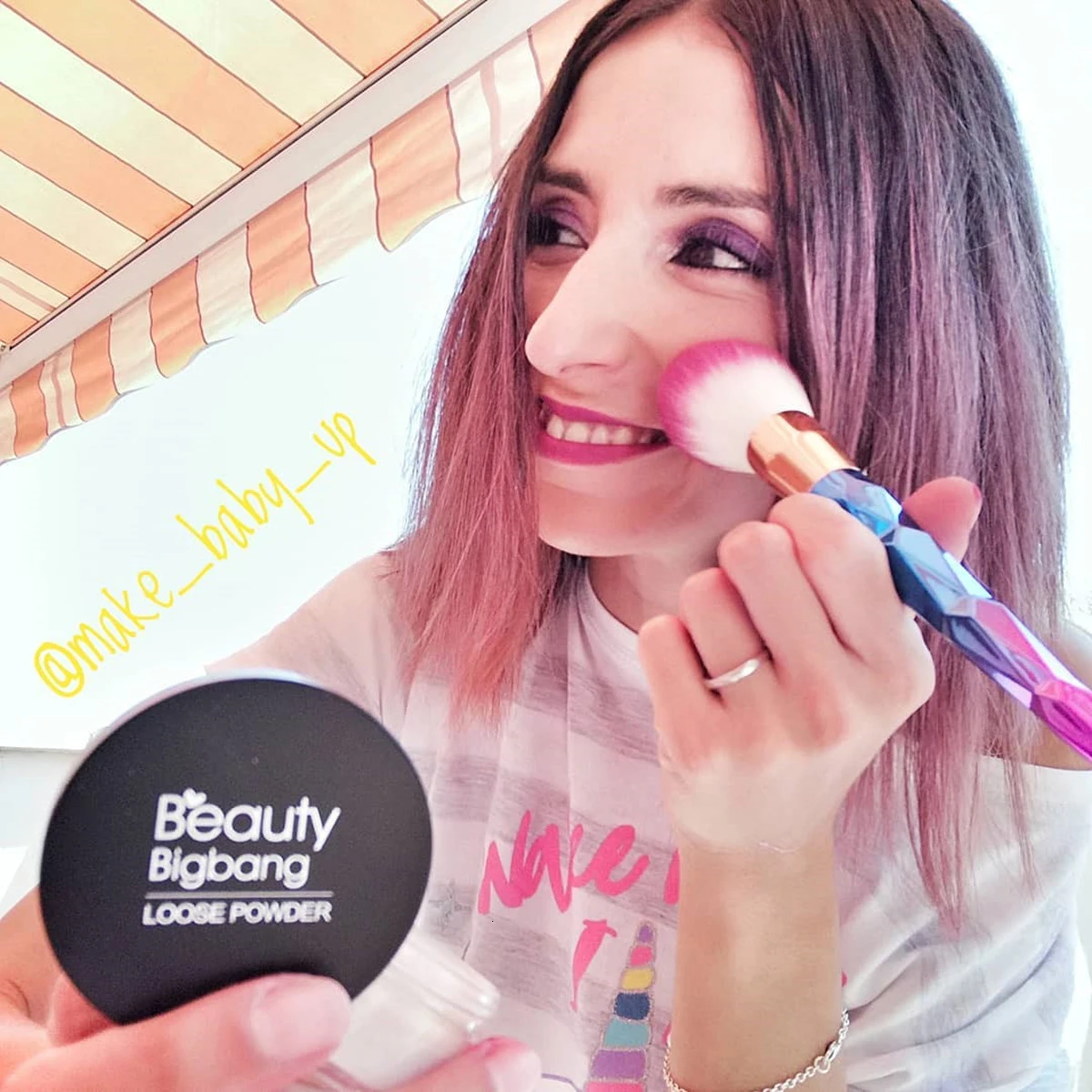 Beauty BigBang 8 г Матовая натуральная свободная пудра для макияжа улучшенная