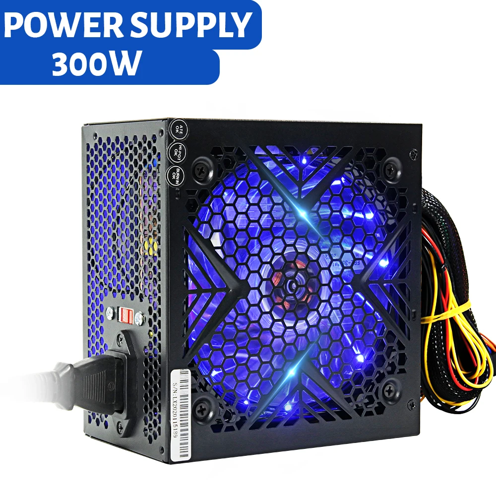IXUR PSU PFC 300 Вт бесшумный вентилятор ATX-450GT ПК компьютер Питание | Компьютеры и офис