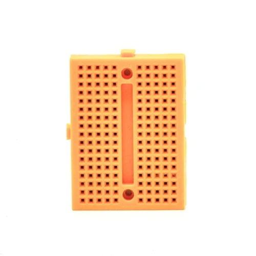 Yellow SYB-170 миниатюрный беспаечный прототип 35*47*8,5 мм экспериментальный тестовый Макет 170 точки связи для arduino diy kit - Цвет: Yellow