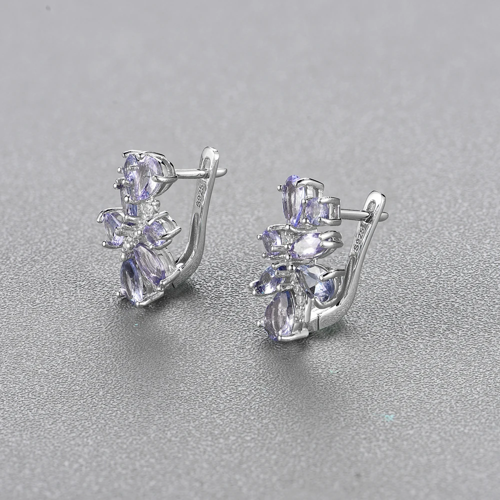 Женский ювелирный комплект из кольца и серёг серебра 925 пробы|Ювелирные наборы| |